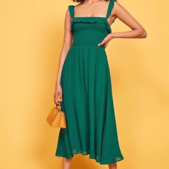 Reformation Siesta Midi Dress - Picture 2 of 9